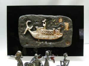Antico e moderno si incrociano nell’arte della ceramista Giuliana Collu 2 DSCF1272