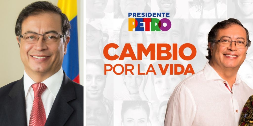 Gustavo Petro, de manca, su presidenti nou de sa Colombia